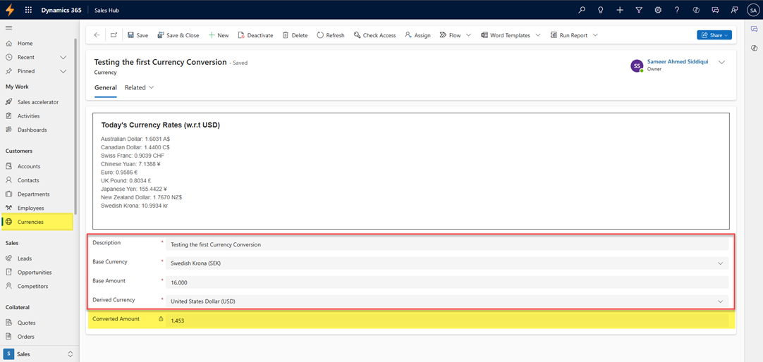 STEP-BY-STEP INTEGRATION OF CURRENCY CONVERTER with Dynamics CRM