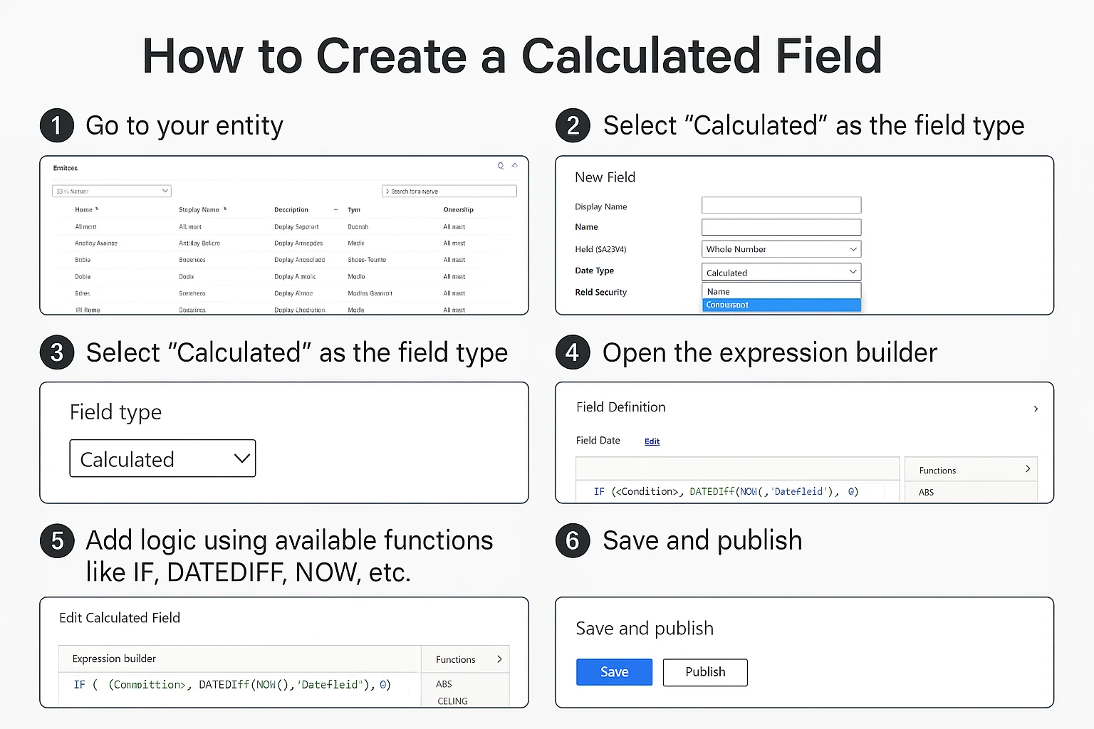 How to Create a Calculated Field in dynamics 365